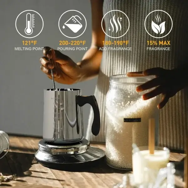 Candle Making Kit Starter Supplies With Pouring Pot - Image 6
