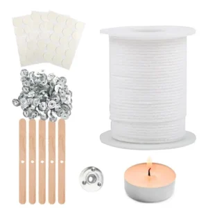 Candle Making Kit: Cotton Wicks Roll for Indoor Use